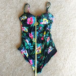 Floral Old Navy Maternity Swim Suit